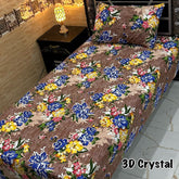 4 Pieces Crystal Cotton Single Pair Bedsheet  SB 522